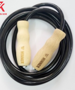 Dây Nhảy Thể Lực Mẫu Cán Gỗ Thái Lan Nặng 500GR