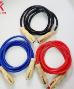 Dây Nhảy Thể Lực Mẫu Cán Gỗ Thái Lan Nặng 500GR
